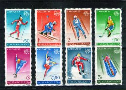 1987 -  J.O. D Hiver Calgary Mi 4418/4425 Et Yv 3782/3789 MNH - Unused Stamps