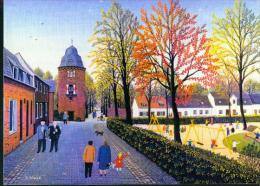 Kranenburg Ndrh. Mühlenturm Turm Gemalt Von Josef Hawle - Kleve