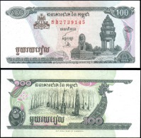 Cambodia 1998 100 Riels Banknotes Uncirculated UNC - Other & Unclassified