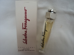 FERRAGAMO  POUR FEMME MINI EDP  5 ML  VOIR & LIRE !! - Miniaturas Mujer (en Caja)