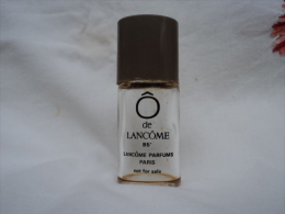 LANCOME "Ö DE LANCOME "BC GRIS  MINI  VIDE & S´EST FAIT  SANS BOITE    VOIR & LIRE !! - Miniatures Femmes (sans Boite)