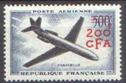 Réunion N° PA 56 ** Avion Caravelle 500frs - Poste Aérienne