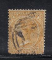 AP1003 - MAURITIUS 1863 , 1 Shilling Yvert N. 39 . Filigrana CC Capovolta - Maurice (...-1967)