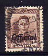 New Zealand - 1938 - 1½d Official - Used - Service