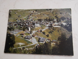 VDS CARTE POSTALE VILLAGE DE GRIMENTZ SUPERBE VUE AERIENNE DANS LE VAL D'ANNIVIERS VALAIS - Grimentz