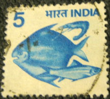 India 1979 Fish 5 - Used - Usati
