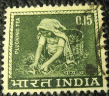India 1965 Tea Plucking 0.15 - Used - Usati
