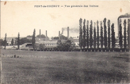 PONT DE CHERUY     VUE GENERALE DES USINES - Pont-de-Chéruy