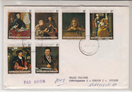 BURUNDI USED COVER COB 852/57 LETTRE ECRITE - Used Stamps