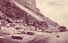 Europe  Gibraltar   Catalan Bay With Clothing - Gibraltar