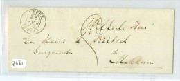 BRIEFOMSLAG Uit 1870 * Gelopen Van SNEEK Aan De BURGEMEESTER Te MAKKUM  (7661) - Cartas & Documentos