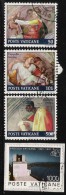VATICAN 1991 SCOTT 870-871, 876, 886 USED US $2.60 - Used Stamps