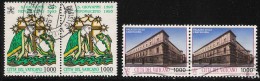 VATICAN 1993 SCOTT 924, 934  PAIR USED US $5.30 - Used Stamps