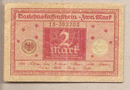 Germania - Banconota Circolata Da 2 Marchi P-59 - 1920 - Bestuur Voor Schulden