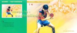 China Pre-stamped Card Postal Stationery Table Tennis (ping Pong ) World Champion -- Ding Song - Tennis De Table