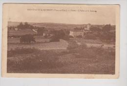 CPA DPT 82, MONTAIGU DE QUERCY, GOUTS, L EGLISE ET LE HAMEAU En 1944!! - Montaigu De Quercy