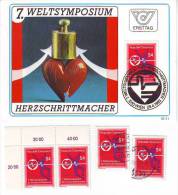 1025u: Österreich 1983, Herzschrittmacher Maximumkarte Und ** Ausgaben - Primo Soccorso