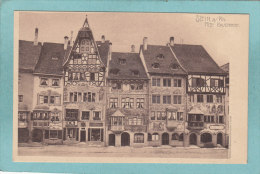 STEIN  A/ Rh.  -  ALTE  BAUWERKE .  - TRES  BELLE CARTE PRECURSEUR  - - Autres & Non Classés