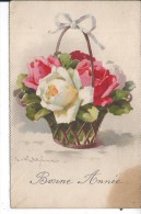 Bouquet De Roses - Bonne Année - Illustrateur Catharina KLEIN - Klein, Catharina