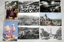 Delcampe - Lot De 125 Cartes Postales Cpsm FRANCE Uniquement  1950 à 1980 Petits Et Grands Formats - 100 - 499 Postales