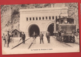 YSIM-41 Le Tunnel Du Simplon à Iselle.  Belebt.  Nicht Gelaufen. Burgy 3692 - Simplon