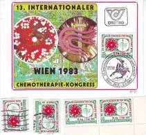 1025z21: Österreich 1983, Chemotherapiekongress, Maximumkarte Plus **/o Ausgaben - Pharmazie