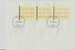 =AT COVER 1988 AUTOMATMARKEN - Franking Machines (EMA)