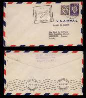 Portugal 1939 Airmail Cover FFC First Flight HORTA ACORES To NEW YORK Via LISBOA - Brieven En Documenten