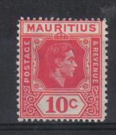 PB90 - MAURITIUS , Giorgio VI 1938 : Yvert Il N. 205a  (Gibbons N. 256c) Dent 15x14 *** - Mauritius (1968-...)