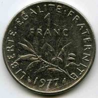 France 1 Franc 1977 GAD 474 KM 925.1 - 1 Franc