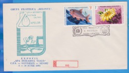 World Environmental Day, Preserve Water Quality ROMANIA  Cover 1984 - Pollution