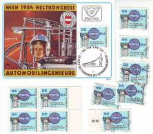 1033t: Österreich 1984, FISITA- Automobilingenieure, Maximumkarte Plus **/o Ausgaben - Trucks