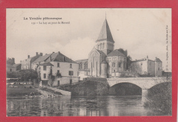 MAREUIL --> L'Eglise Et Le Pont Sur Le Lay - Mareuil Sur Lay Dissais