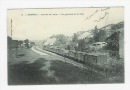 ASTAFFORT - Arrivée Du Train - Vue Générale De La Ville ( GARE ) - Astaffort