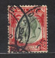 SS3591 - MALACCA 1936 , Giorgio V  Yvert N. 218  Fil CA Mult Corsv - Straits Settlements