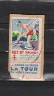 1 Timbre Vignette 1938 Antituberculeux Avec Bande Publicitaire Savon LA TOUR - Tuberkulose-Serien