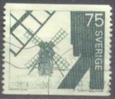 1971 Windmills On Öland Mi 711y A / Facit 730A / Sc 748 / YT 692 Used / Oblitéré / Gestempelt [hod] - Oblitérés