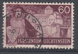 LIECHTENSTEIN USED MICHEL 165 PAYSAGES, CASTLES & MONTAINS - Gebraucht