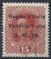 1918 VENEZIA GIULIA USATO 15 H - RR11840-2 - Venezia Giulia