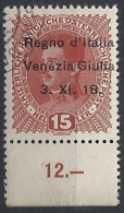 1918 VENEZIA GIULIA USATO 15 H - RR11845-2 - Venezia Giulia