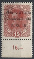 1918 VENEZIA GIULIA USATO 15 H - RR11846-3 - Vénétie Julienne