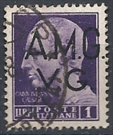 1945-47 TRIESTE AMG VG USATO IMPERIALE 1 LIRA - RR11852 - Used