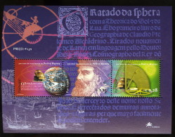 Portugal Pedro Nunes Astronome Et Mathématicien Astronomie 2002 Yv. Bloc 179 ** 500th Pedro Nunes Astronomy S/s 2002 ** - Unused Stamps