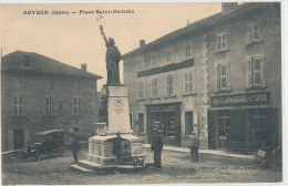 38 // ROYBON  Place Saint Romme   ANIMEE, Charvat édit /  Monument / Boulangerie - Roybon