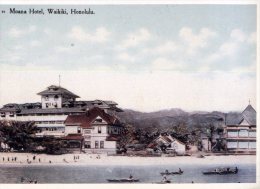 (409) USA - Hawaii Reproduction Postcard - Waikiki Moana Hotel - Honolulu