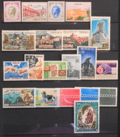 MONACO -  ANNEE COMPLETE 1971 : 20 TIMBRES NEUFS**Luxe Sans Charniére - Années Complètes