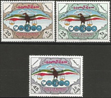 Kuwait, National Day 1966  DOVE BIRD EAGLE - Kuwait