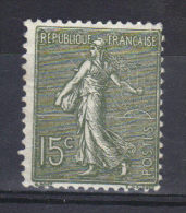 FRANCE  Semeuse  N° 130*  Vert-gris  Type 3 (1903)   Voir Détails - Unused Stamps