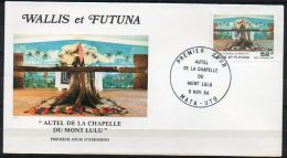 Wallis Et Futuna 1984 PA 141 FDC - Autel De La Chapelle Du Mont Lulu - FDC