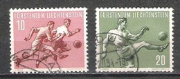 Liechtenstein - 1954 - Y&T 254/5 -  Oblitérés - Gebraucht